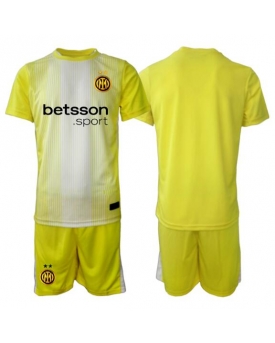 Inter Milan Portiere Maglia Gara Trasferta Repliche 2025-26 Bambino Maniche Corte